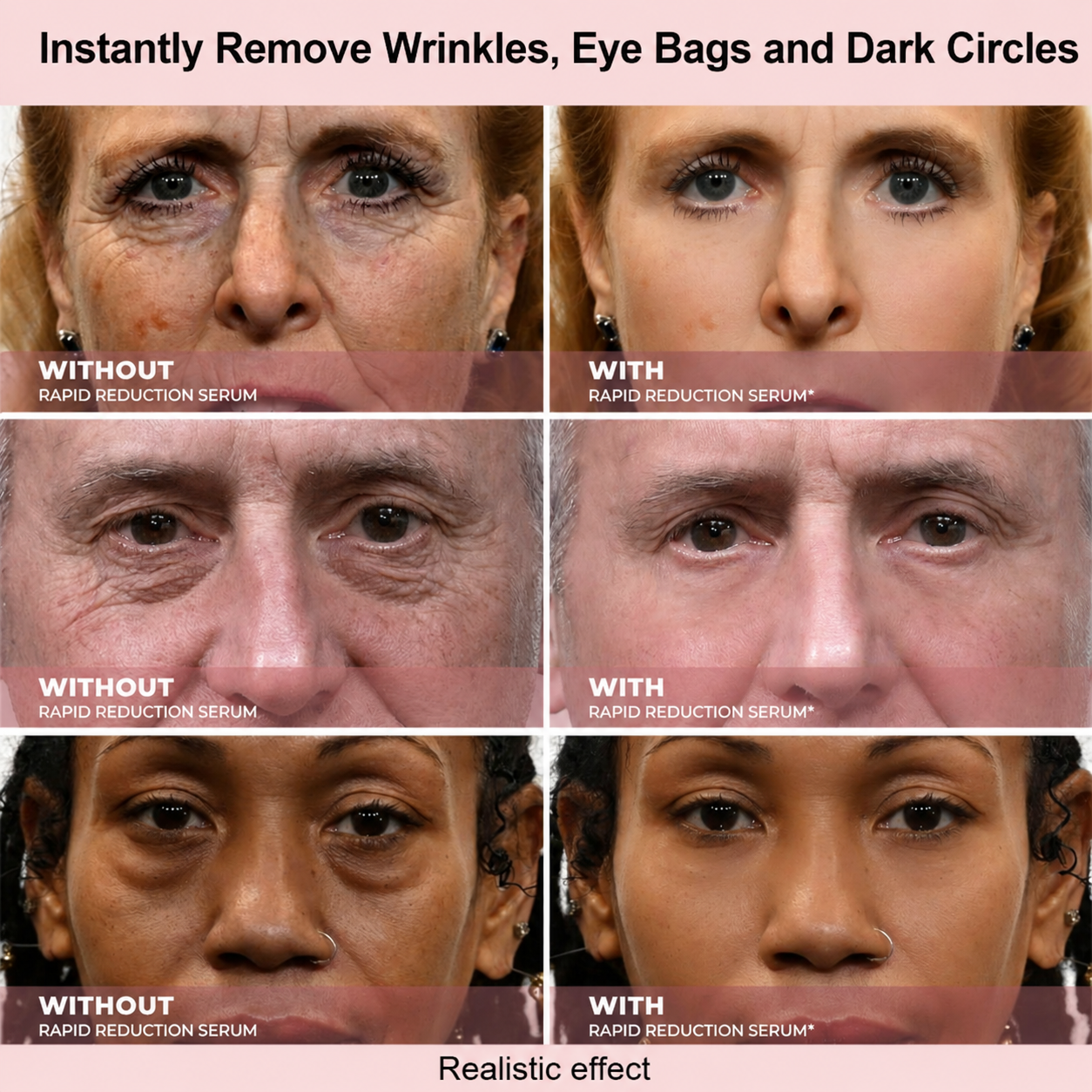 Results in 60 Seconds - Lunivéa™ Rapid Wrinkle-Reducing Serum for Wrinkles, Bags & Dark Circles