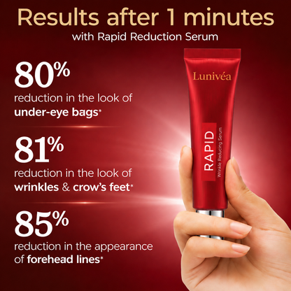 Results in 60 Seconds - Lunivéa™ Rapid Wrinkle-Reducing Serum for Wrinkles, Bags & Dark Circles