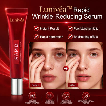 Results in 60 Seconds - Lunivéa™ Rapid Wrinkle-Reducing Serum for Wrinkles, Bags & Dark Circles